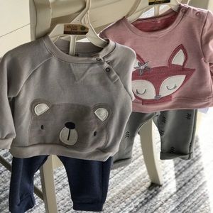 Perfect for Twins~2 Chick Pea 2-pc sets 3-6mo. M/F